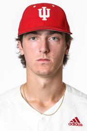 Baseball vs. Louisville - Image 19: BLOOMINGTON, IN - April 18, 2023 -  infielder Tyler Cerny #8 of the Indiana Hoosiers during the game between  the Louisville Cardinals and the Indiana Hoosiers