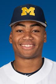 Michigan baseball's Jordan Nwogu can laugh after his College World Series  face-plant