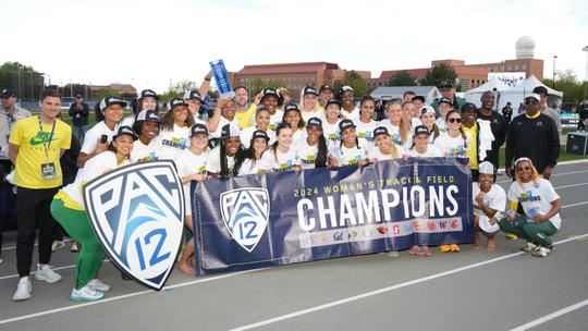 2024 Pac-12 Track and Field Champions, Women of Oregon