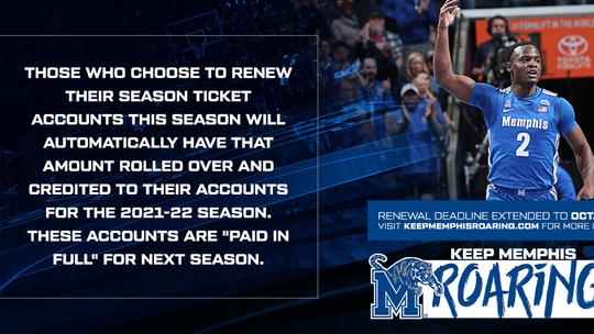 2020 – 2021 Season Ticket Update