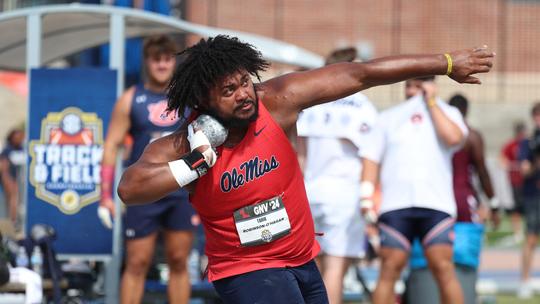 Image related to Track & Field’s Robinson-O’Hagan Dominates in SEC Shot Put Final