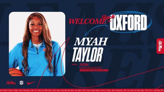 Image related to Women’s Basketball Welcomes Back Myah Taylor as Coordinator of Operations