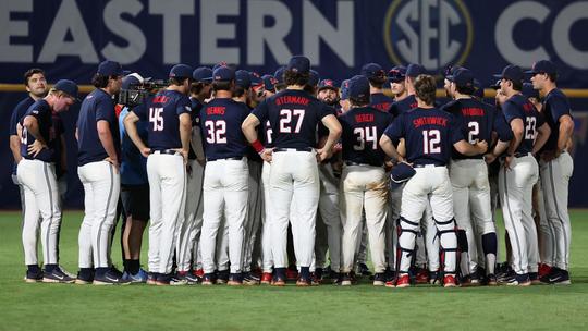 Image related to Baseball Drops Heartbreaker to Mississippi State In Round One of SEC Tournament