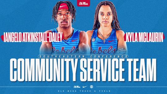 Image related to Track & Field’s Atkinstall-Daley, McLaurin Named to SEC Community Service Team