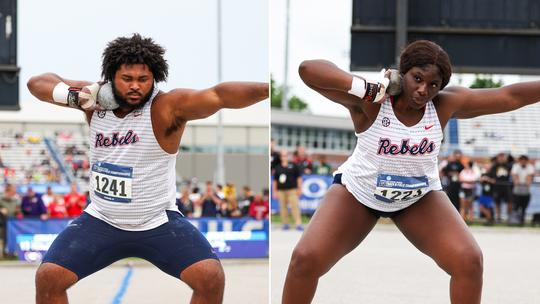 Image related to Track & Field’s Robinson-O’Hagan, Odeluga Earn SEC Athlete of the Year Awards