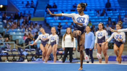 It's meet day for @UNCGymnastics! Get to know sophomore Kaya Forbes ahead  of tonight's meet in the latest Student-Athlete spotlight! 👇…