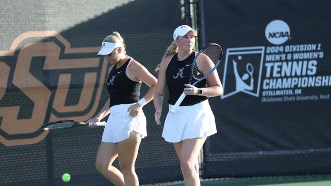 Hiser and Bencheikh at NCAA Doubles Championships