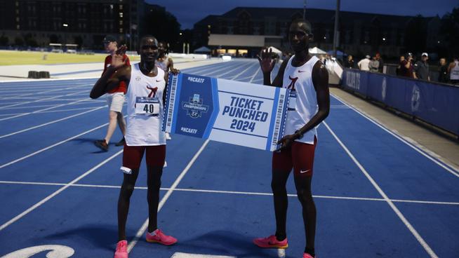 \KiprutoDe_KipropVi\  during NCAA Regionals at UK Track and Field Complex in  Lexington, KY on Wednesday, May 22, 2024.
