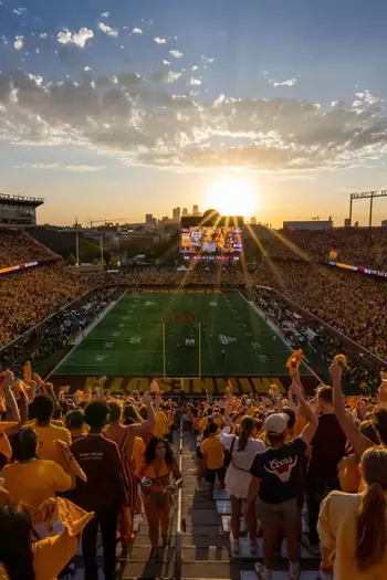 Maroon Minnesota Golden Gophers 7'' x 19'' x 23'' Small Stadium