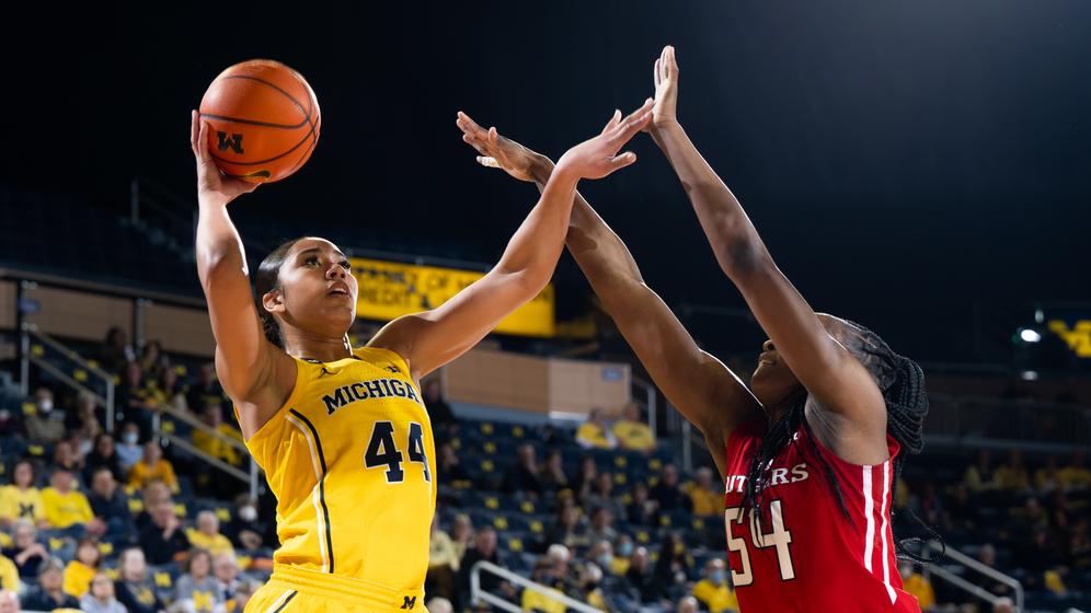 Valiant University of Michigan Women's Basketball Yellow #25