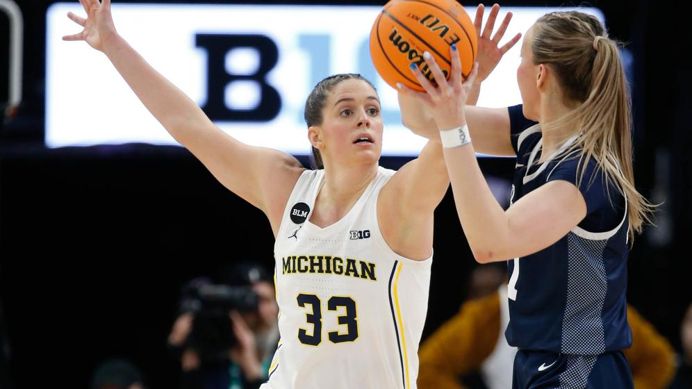 Valiant University of Michigan Women's Basketball Yellow #25