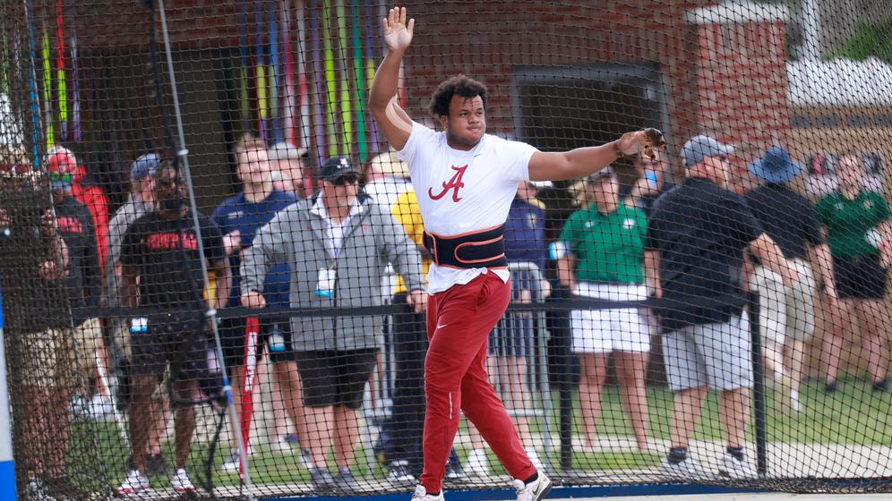 Alabama Track Athlete Ruben Banks  during NCAA Regionals at UK Track and Field Complex in  Lexington, KY on Wednesday, May 22, 2024.
