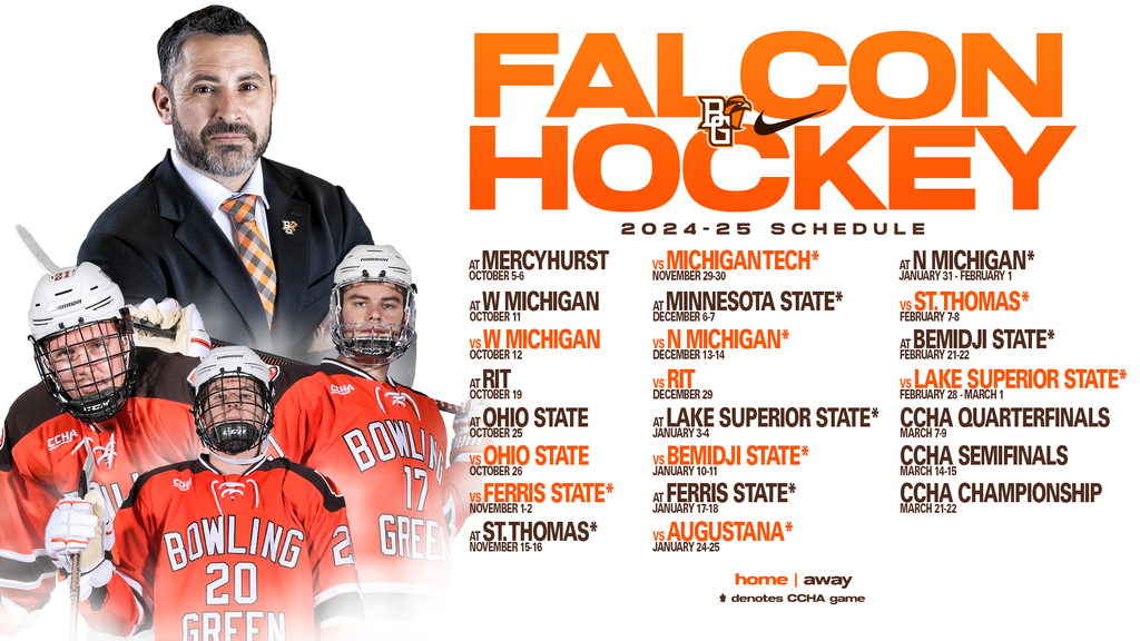 Image related to Falcon Hockey Unveils 2024-25 Schedule
