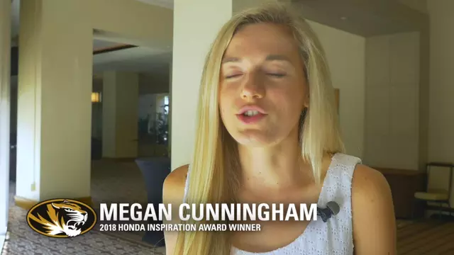 Behind the Scenes: Megan Cunningham Accepts Inspiration Award