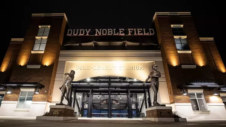 STARKVILLE, MS - February 16, 2019 - Dudy Noble Field at Polk-Dement Stadium in Starkville, MS. Photo By Kelly Donoho