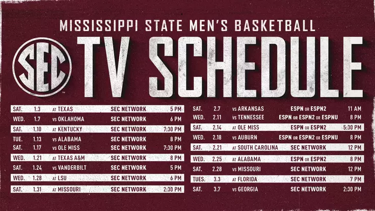 MBK SEC TV Schedule