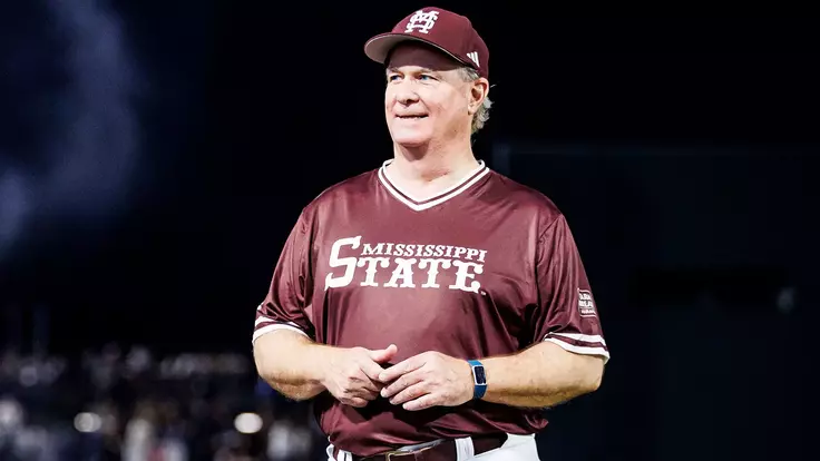 STARKVILLE, MS - November 07, 2025 - Jay Powell during the Diamond Dawg Classic at Dudy Noble Field at Polk-Dement Stadium in Starkville, MS. Photo By Mike Mattina