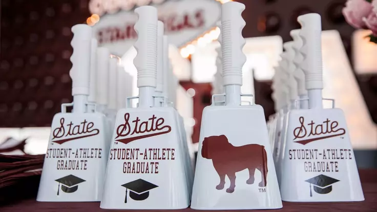 STARKVILLE, MS - December 11, 2025 - The Mississippi State Bulldogs during the 2025 Fall Graduation Brunch at Humphrey Coliseum in Starkville, MS. Photo By Mike Mattina