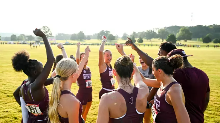 Cross Country Team Huddle