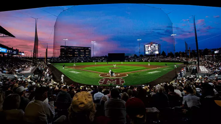 STARKVILLE, MS - May 07, 2026 - The Mississippi State Bulldogs during the game between the Auburn Tigers and the Mississippi State Bulldogs at Dudy Noble Field at Polk-Dement Stadium in Starkville, MS. Photo By Mike Mattina