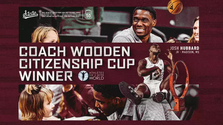 MBK - Josh Hubbard - Coach Wooden Citizenship Cup Award