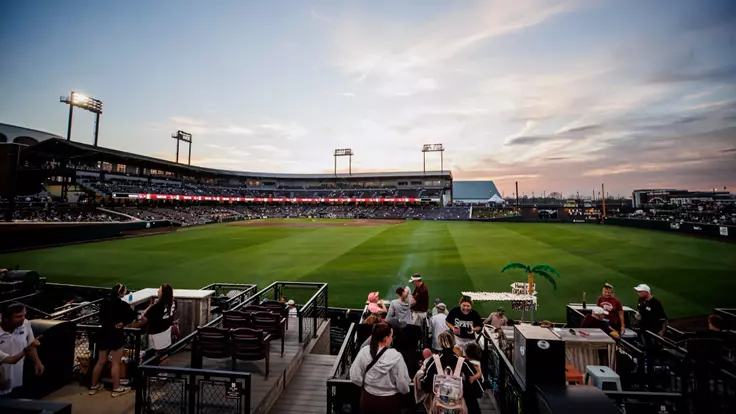 STARKVILLE, MS - March 05, 2026 - Mississippi State Fans during the game between the Lipscomb Bison and the Mississippi State Bulldogs at Dudy Noble Field at Polk-Dement Stadium in Starkville, MS. Photo By Mike Mattina