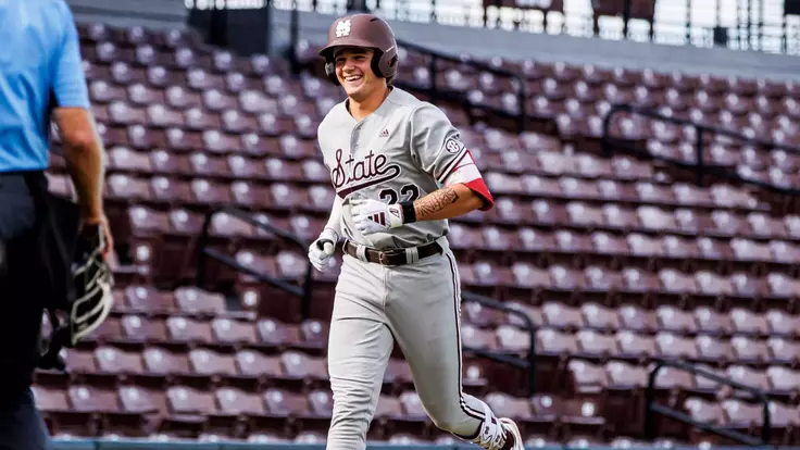 STARKVILLE, MS - October 01, 2025 - Mississippi State Infielder Nick Frontino (#22) during a scrimmage at Dudy Noble Field at Polk-Dement Stadium in Starkville, MS. Photo By Mike Mattina