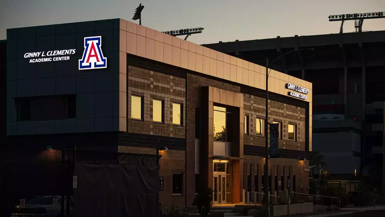 TUCSON, ARIZ. -- Ginny Clements Academic Center shots June 25, 2020. Photo by Mike Christy / Arizona Athletics