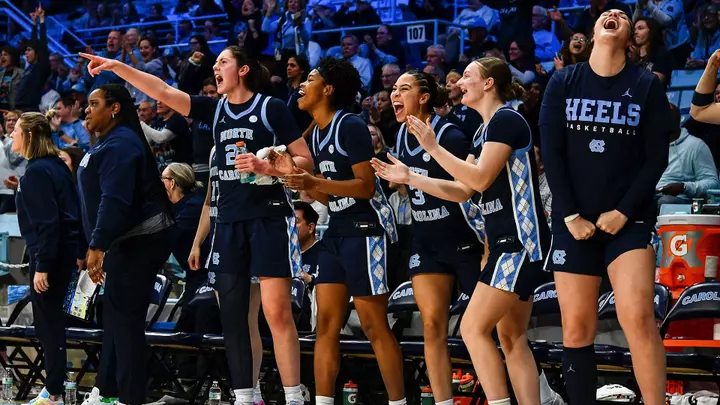 Reaction University of North Carolina Women's Basketball v Clemson Carmichael Arena Chapel Hill, NC Thursday, February 5th, 2026 Dalton T. Wainscott