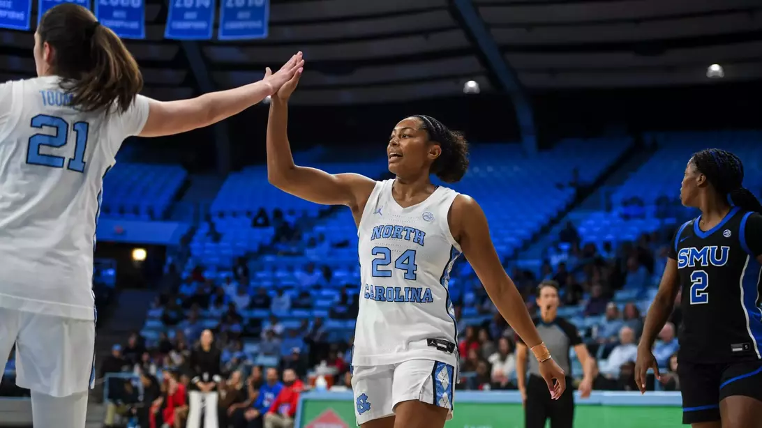 Indya Nivar University of North Carolina Women's Basketball v SMU Carmichael Arena Chapel Hill, NC Thursday, February 12th, 2025 Dalton T. Wainscott