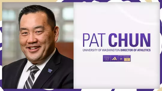 Pat Chun hired as Director of Athletics graphic