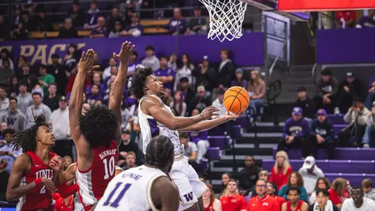 Wesley Yates makes driving layup against UNLV