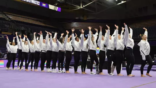 GymDawgs Win Event Titles Against No. 36 Rutgers