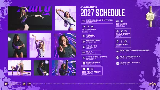 Washington Gymnastics 2027 Schedule