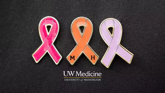 Colored ribbons for cancer awareness - UW Medicine