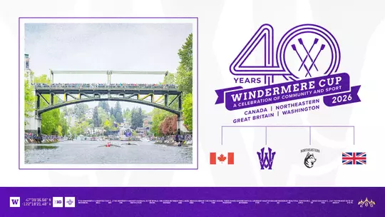 2026 Windermere Cup Announcement UW to take on Northeastern, Canada and Great Britain