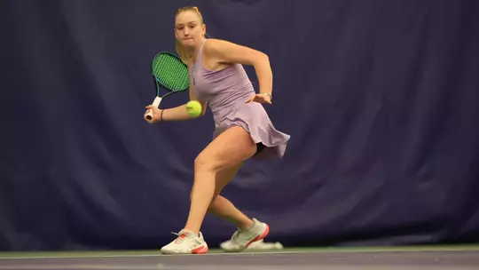 Reece Carter prepares to hit the ball