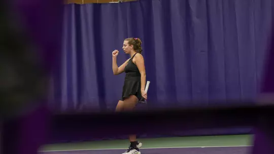 Alexia Jacobs celebrates a point