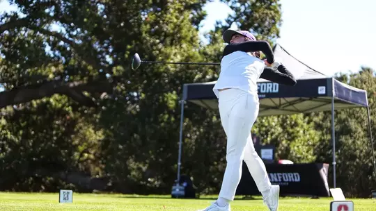 Golf Swing at ASU Invitational