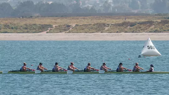 UW women's varsity eight crew, rowing in a practice at 2026 San Diego Crew Classic, March 27