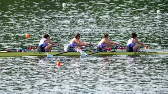 UW women's rowing varsity four at 2026 NCAA Rowing Championships