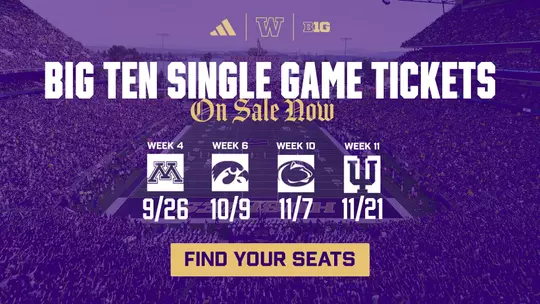 Big Ten single game tickets on sale