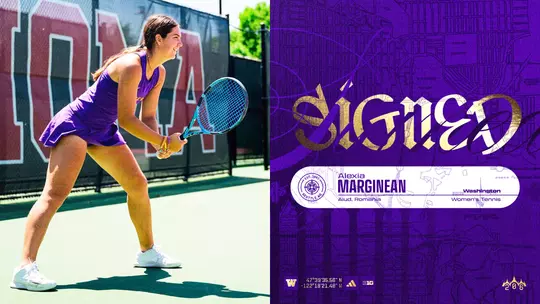 Women's Tennis Alexia Marginean signed graphic