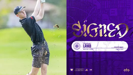 Washington men's golf signs Walker Lamb