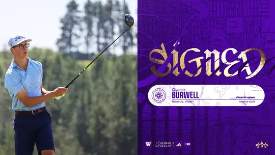 Washington men's golf signs Quinn Burwell