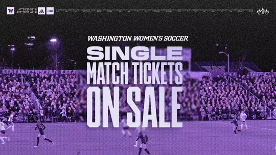 2026 Women's Soccer Single Match Tickets Graphic