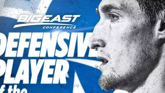 Agustin Resch BIG EAST Defensive Player of the Year