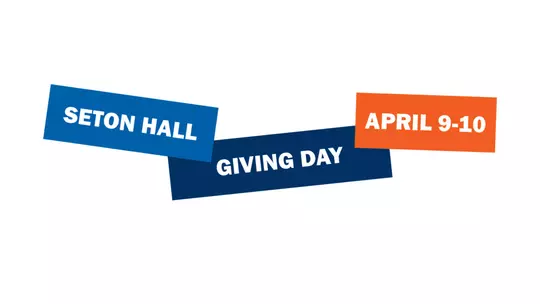 2025 Seton Hall Giving Day Graphic April 9-10