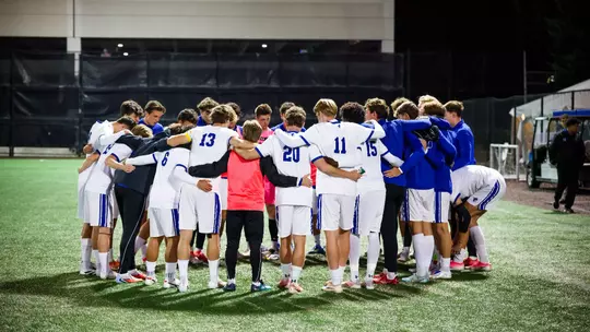 Seton Hall MSOC Huddle