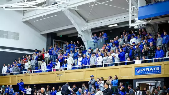 Walsh Gym crowd during 2024 NIT game